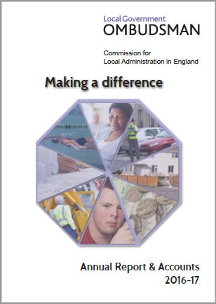 Front cover of the Annual Report and Accounts 2016-17