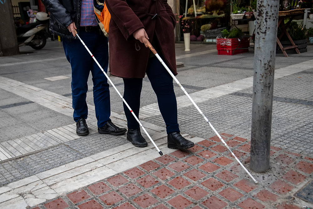 PIC - Visually impaired couple