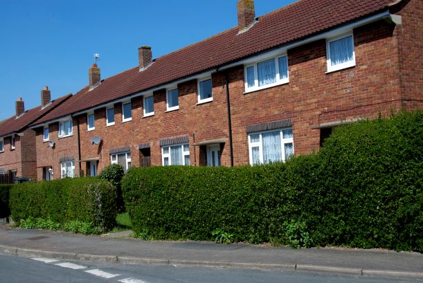 PIC - terraced council houses